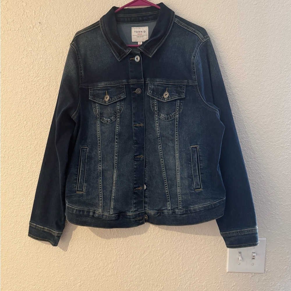 Torrid Blue Jean Jacket Classic Denim Style